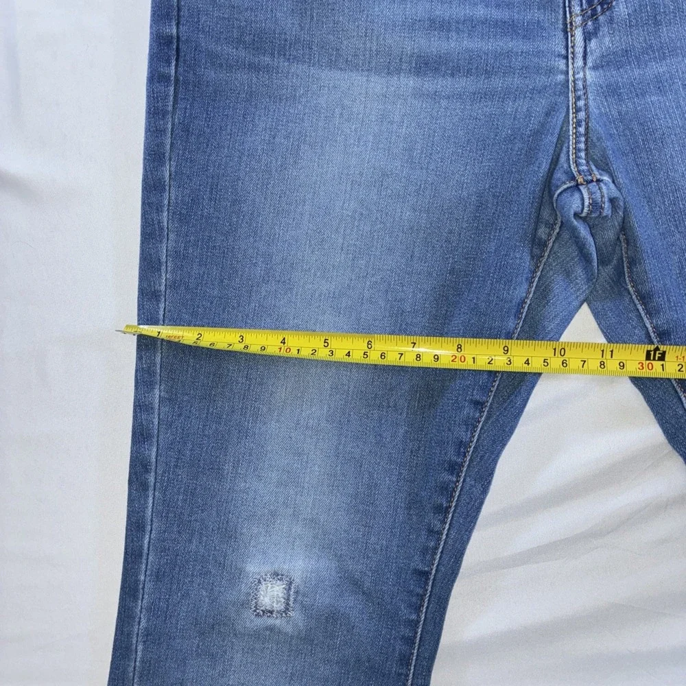 Levi's‎ 725 High Rise Bootcut Stretch Distressed Jeans Women's W32 L30 Blue